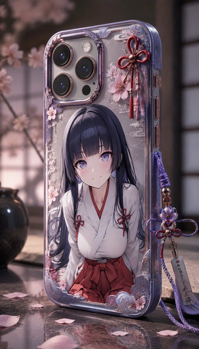 Shrine Maiden Phone Case Sakura Dream