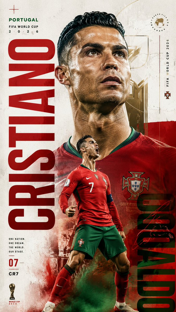 Ronaldo World Cup Poster