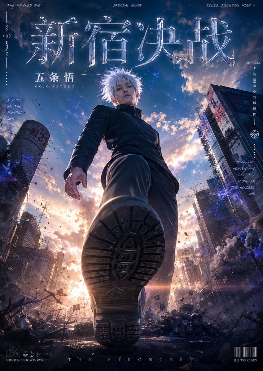 Gojo Shinjuku Showdown Poster