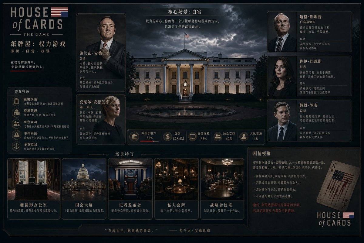 House of Cards Game Concept