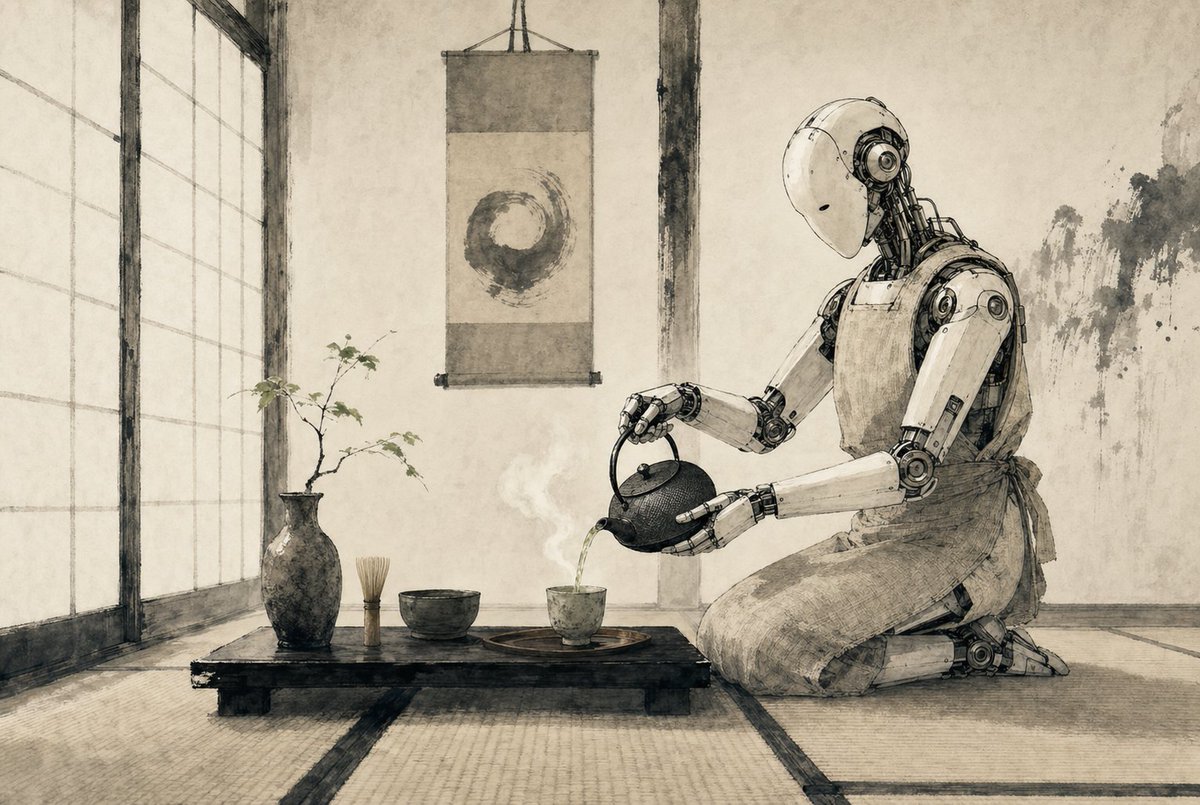 Robot Tea Master Ink