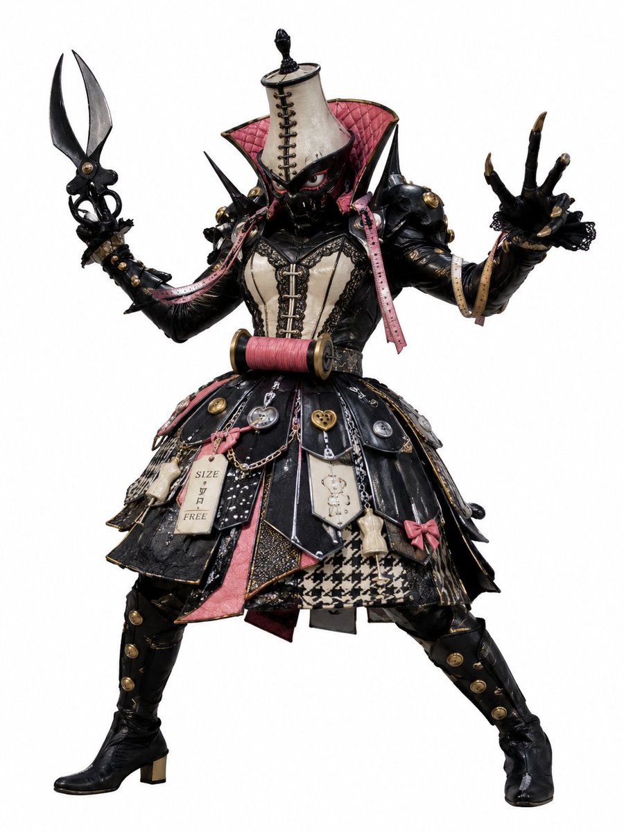 Tailor Demon Tokusatsu Villain Portrait