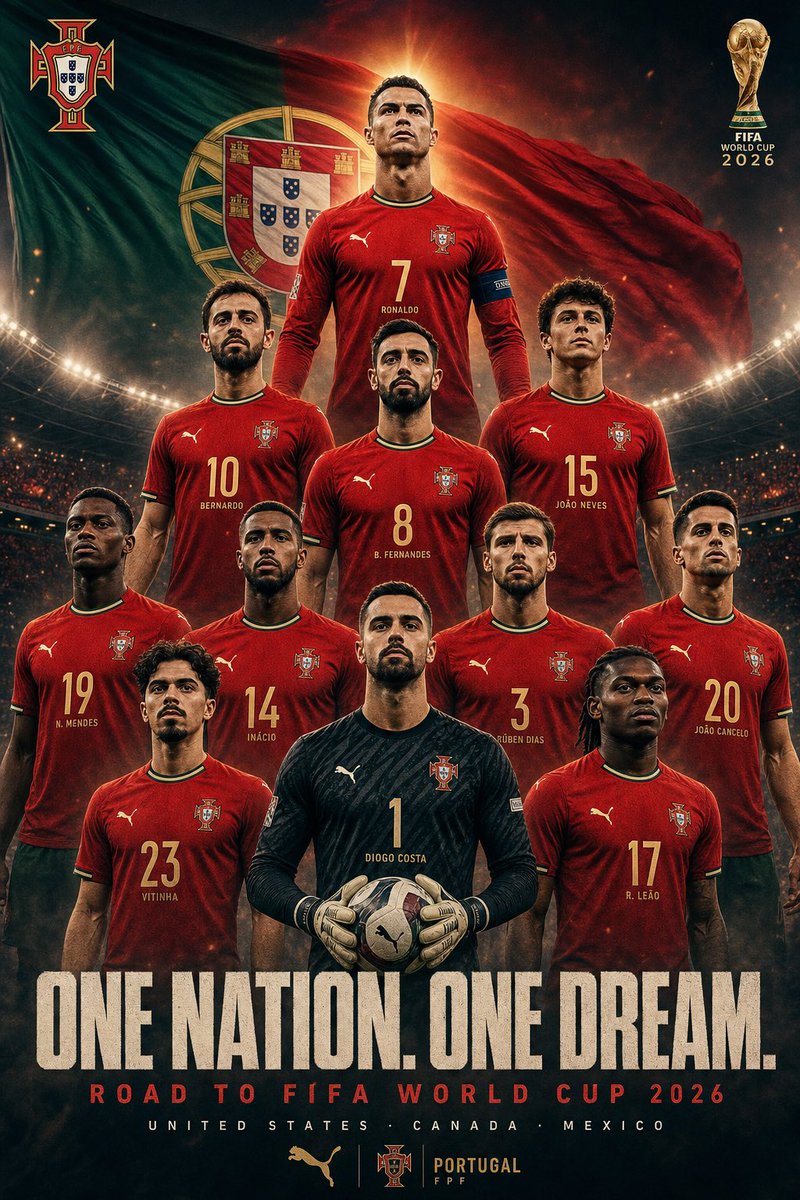 Portugal World Cup 2026 Poster