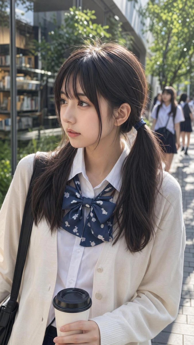 Japanese Schoolgirl Street Snapshot