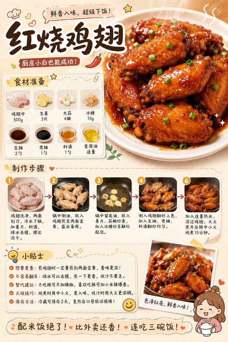 Healing Food Recipe Poster Design