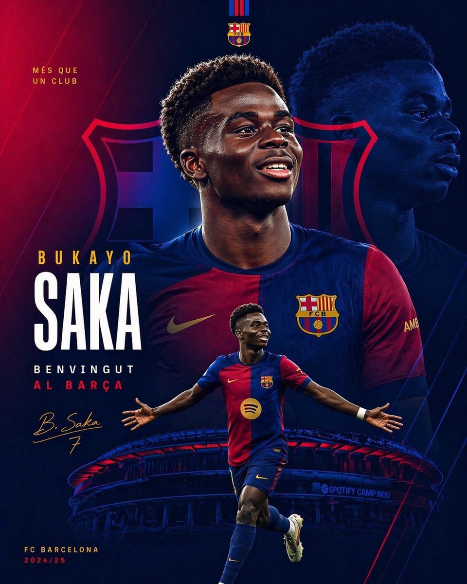 Barça Transfer Announcement Poster