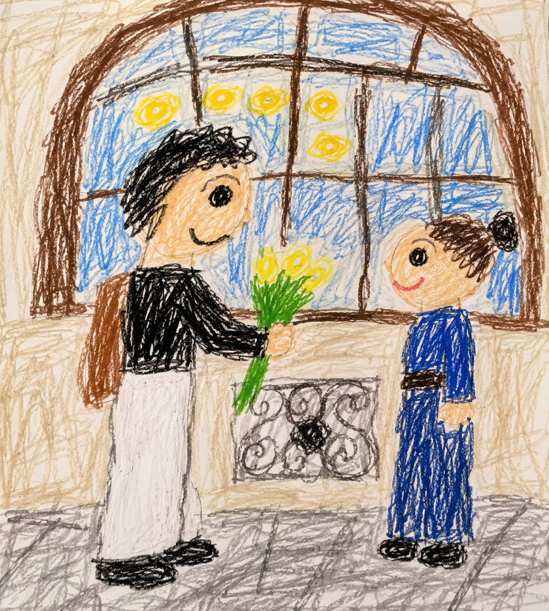Cute Crayon Scribble Art