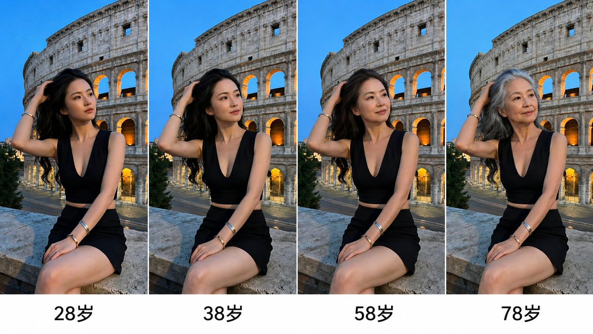 AI Age Transformation Grid