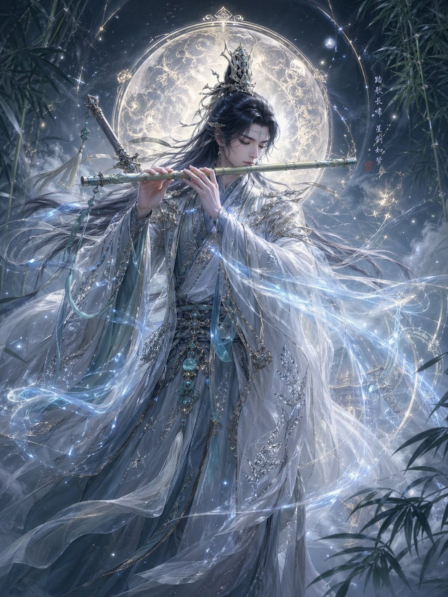 Ethereal Sword Goddess Portrait