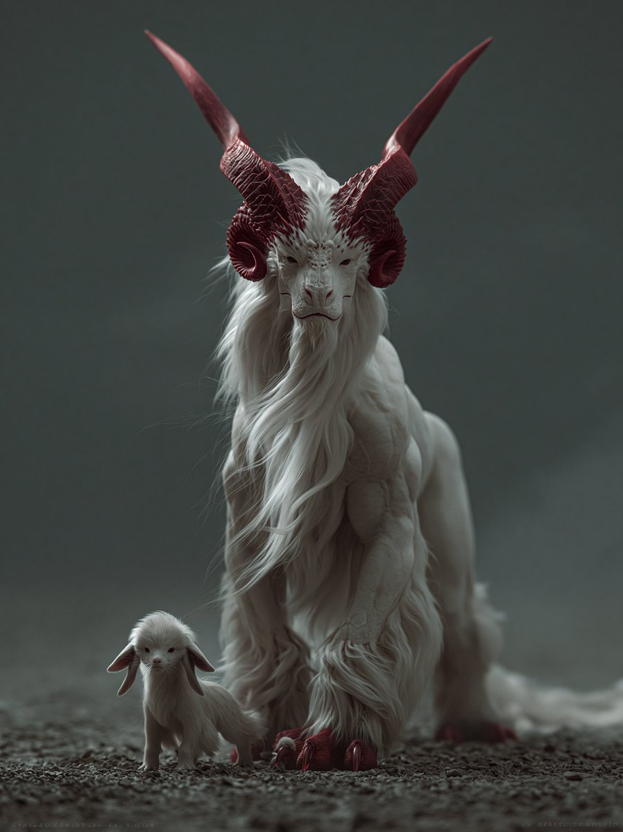 Dark Guardian Beast Portrait