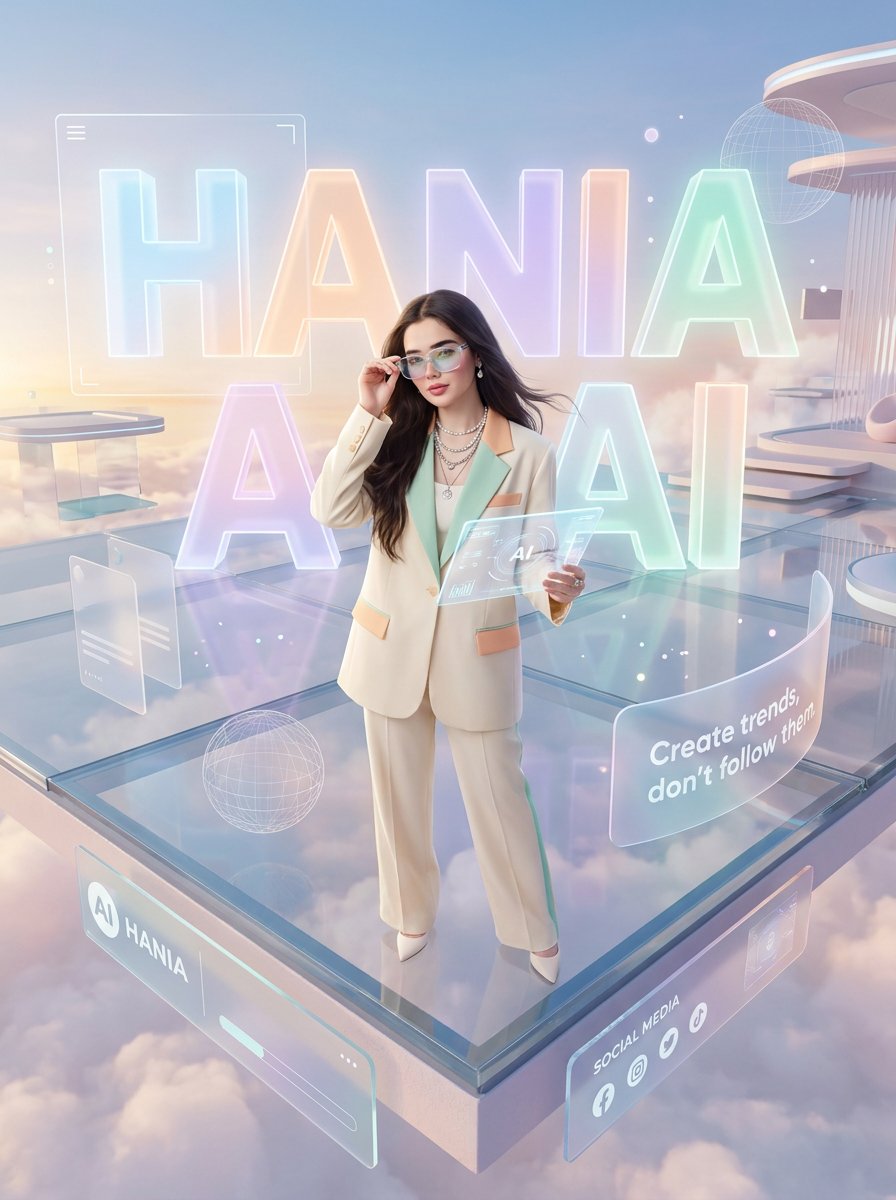 Futuristic AI Goddess Poster