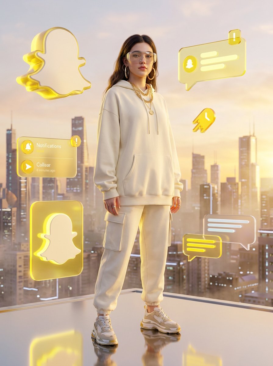 Luxury Futuristic Social Media Portrait