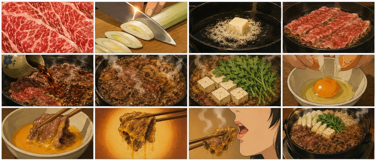 Sukiyaki Cooking