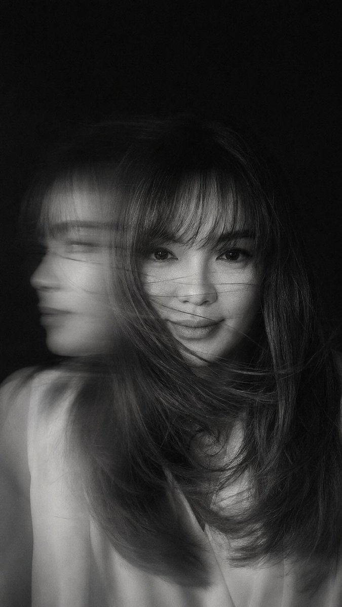 Dynamic B&W Portrait