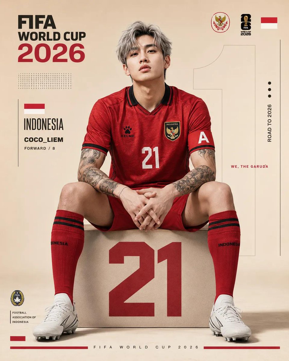 Indonesia Captain World Cup Poster