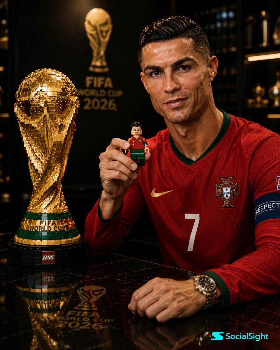 Messi LEGO World Cup Portrait