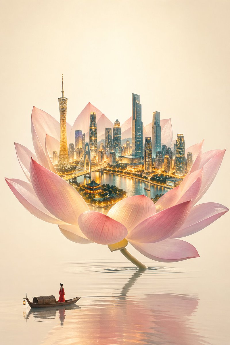 Lotus City Oriental Commercial Art