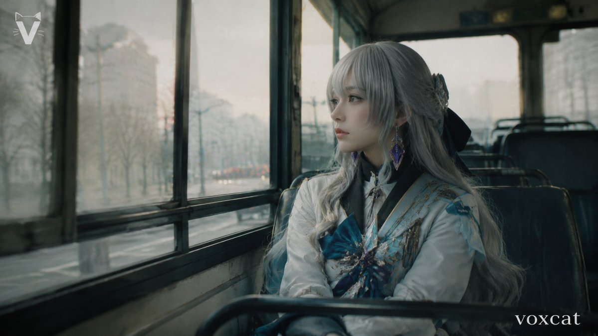 Cinematic Bus Cosplay Melancholic Vibe
