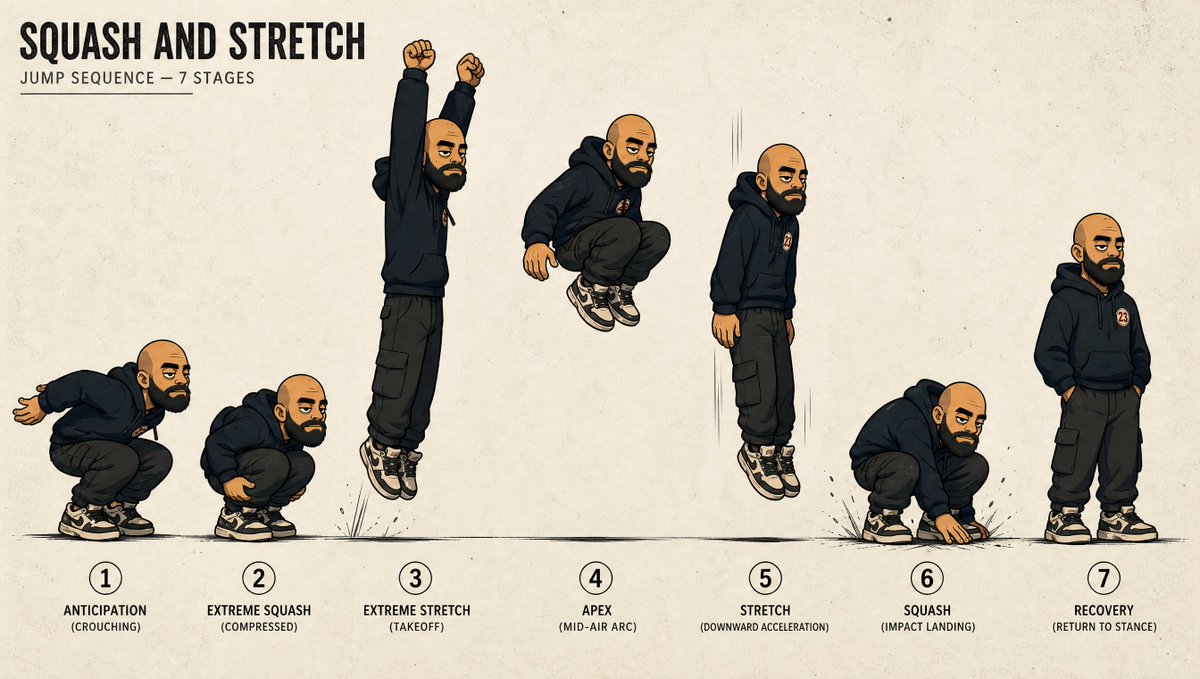 Character Jump Animation Breakdown