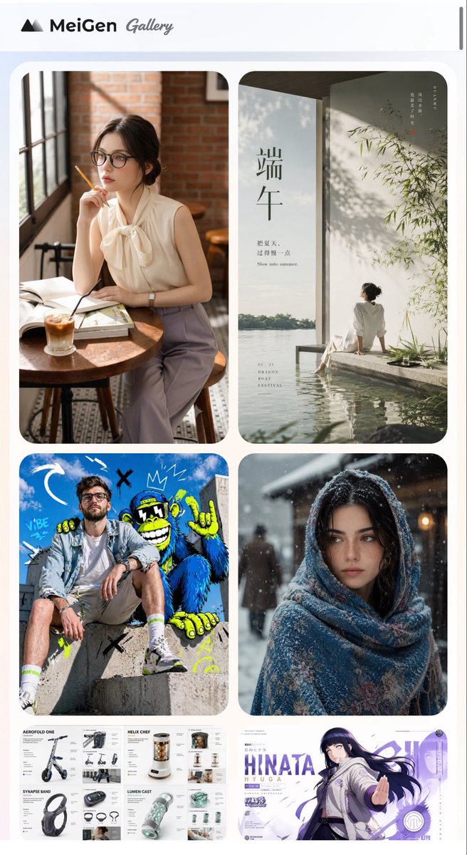 AI Prompt Gallery Mobile UI