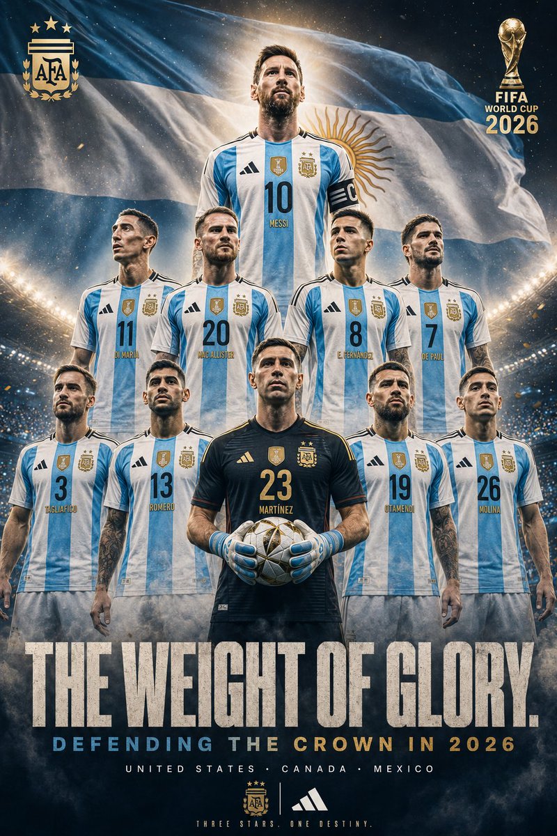 Argentina Defending Champions Poster