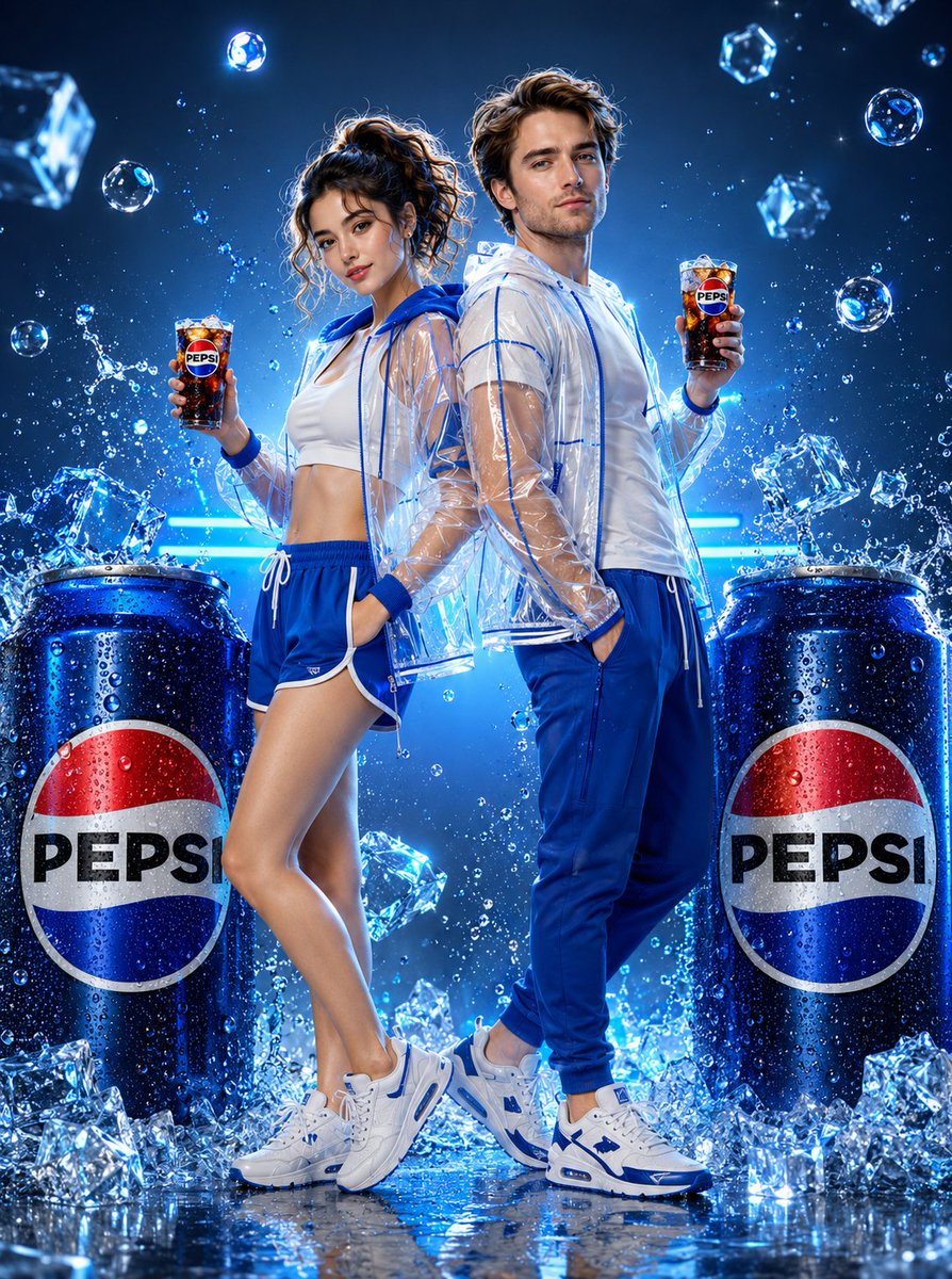 Pepsi Icy Duo Commercial Shoot