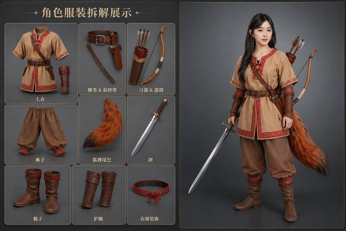 AI Outfit Transfer Character Redesign