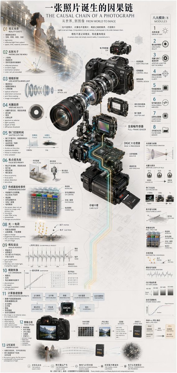 The Causal Chain of a Photograph