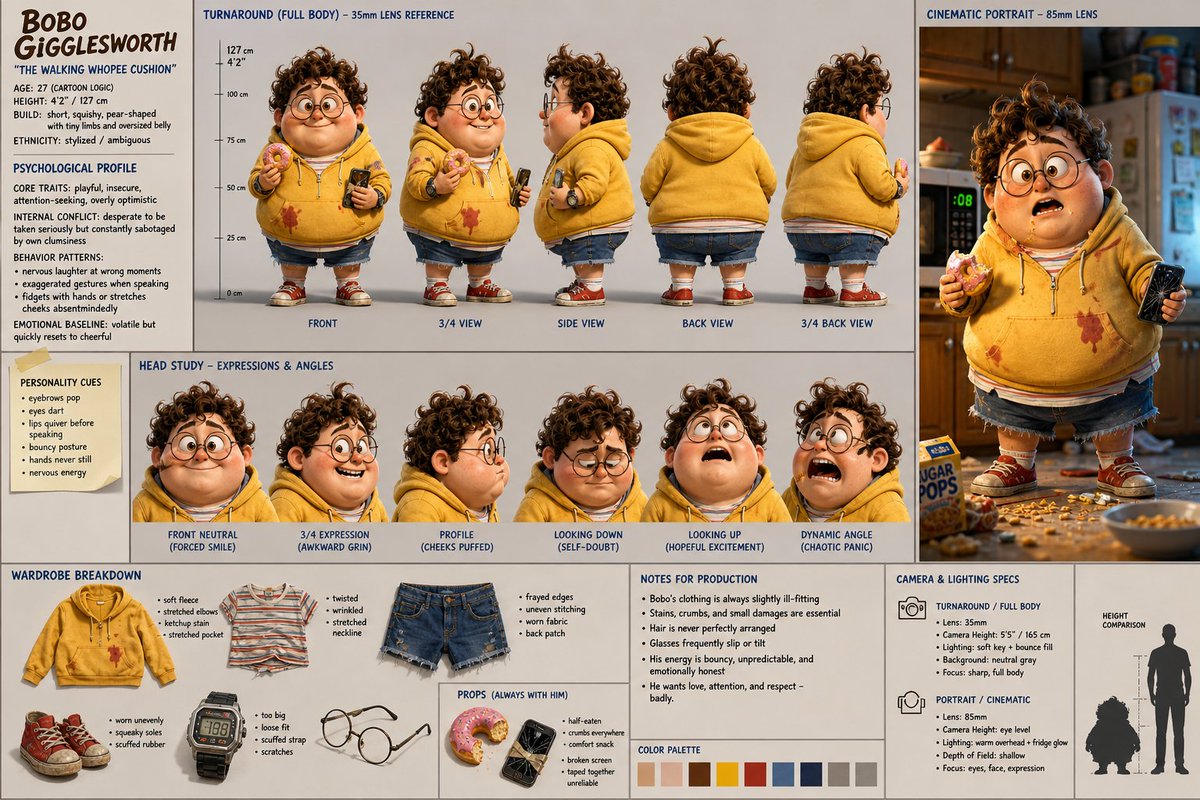 Cinematic Character Design Bible