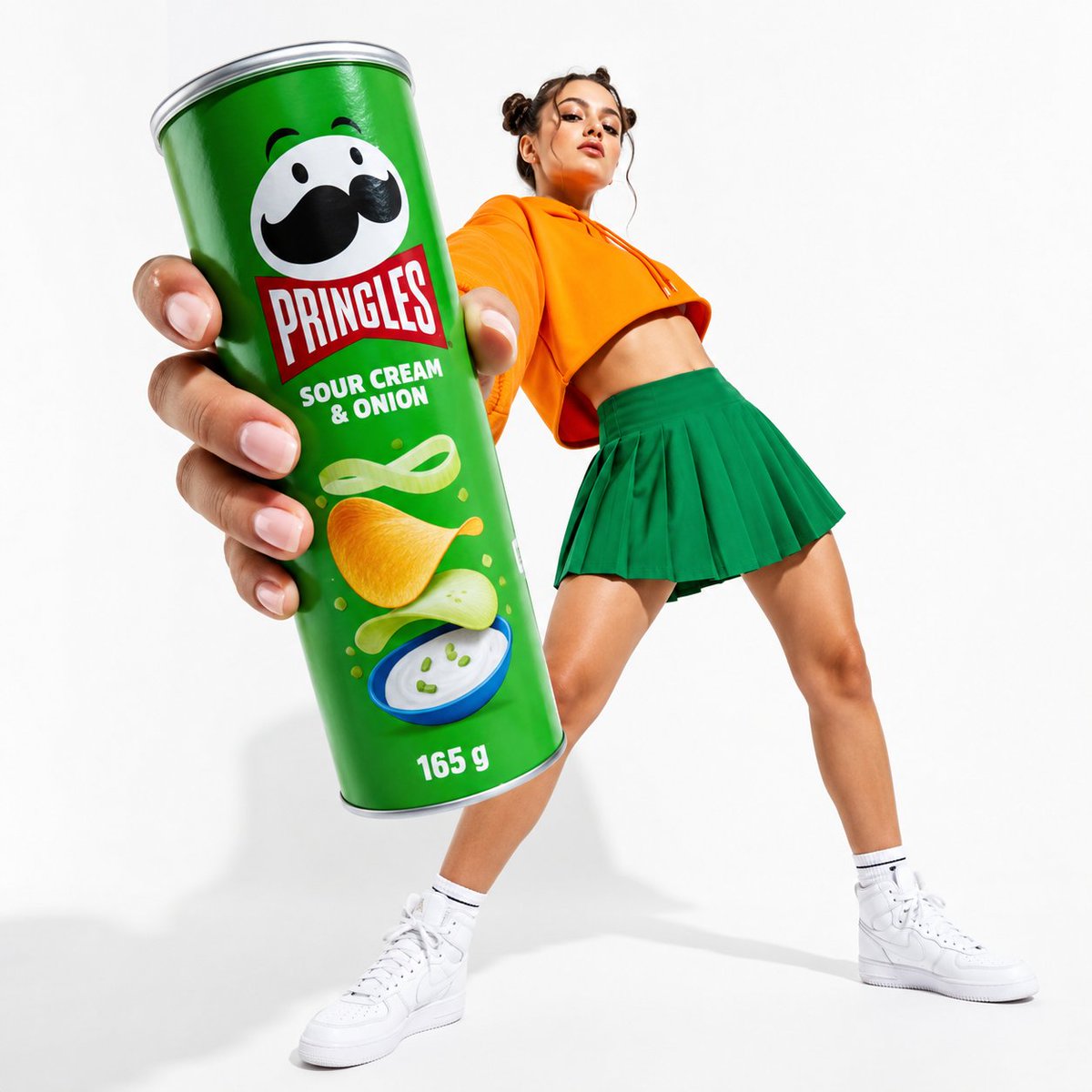 Pringles Gen Z Fashion Campaign Shot