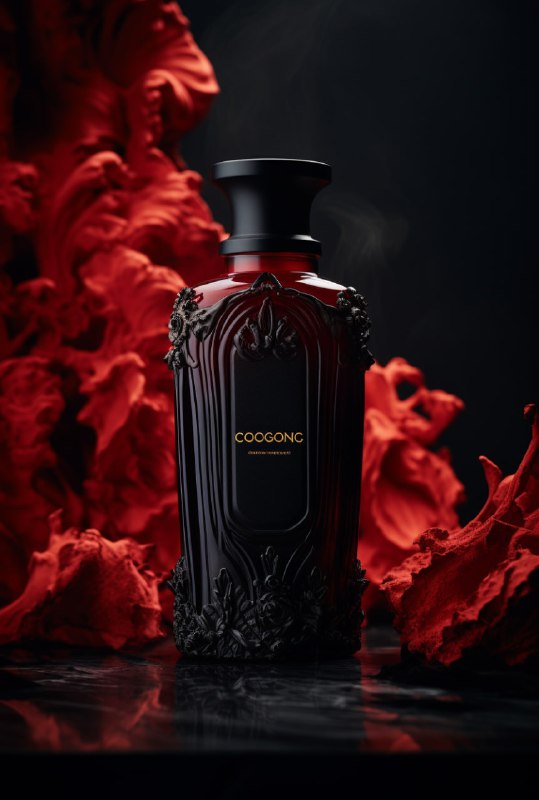 Cologne Bottle Baroque Chiaroscuro Fashion Shot