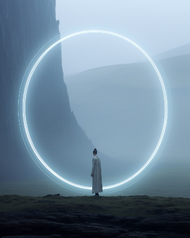 Otherworldly Transparent Structure Arrival Style