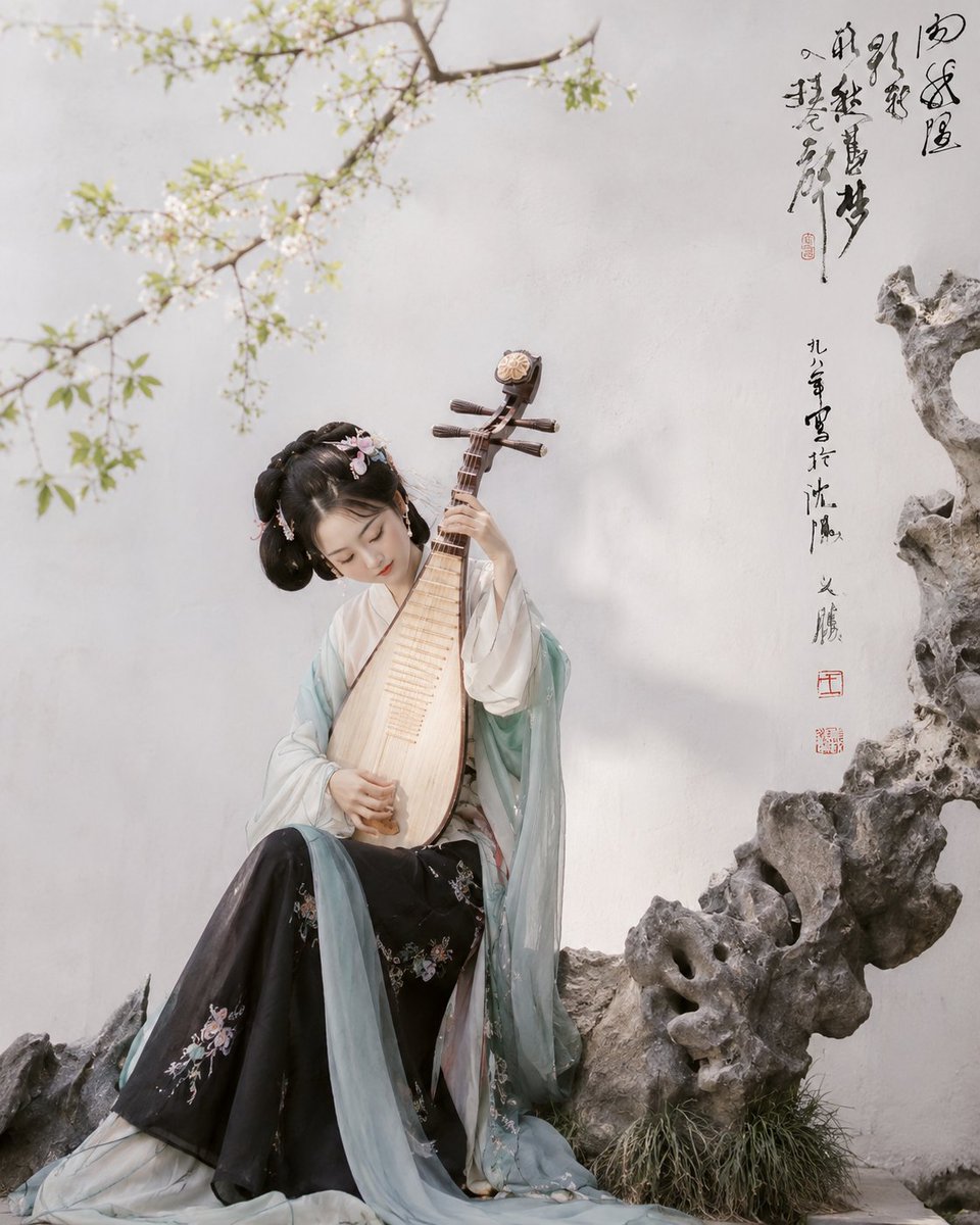 Hanfu Pipa Musician