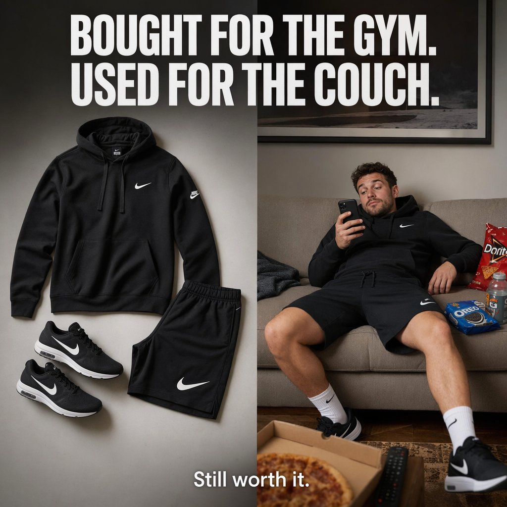 Gym Gear Couch Life