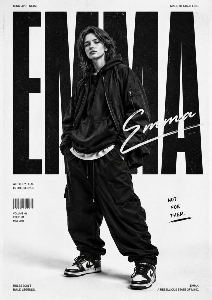 Streetwear Editorial Poster Generator