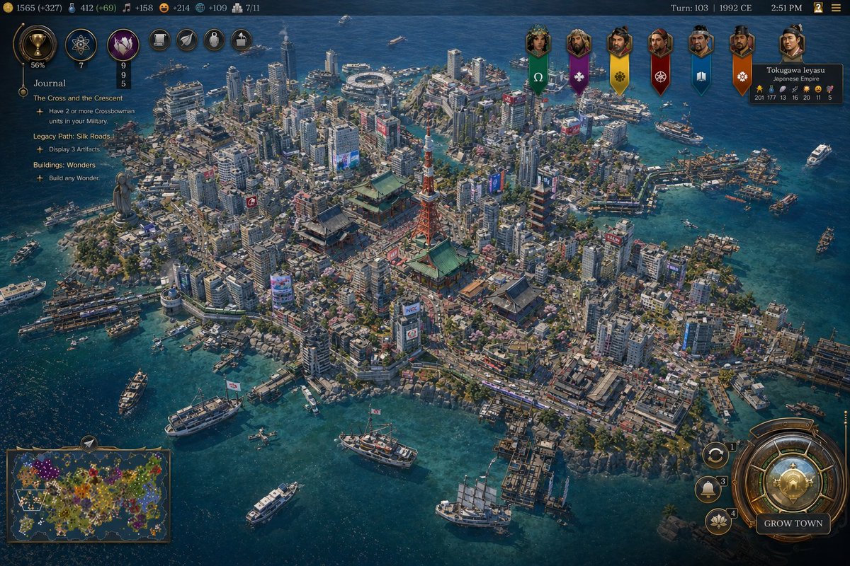 Tokyo Bay Strategy City Screenshot