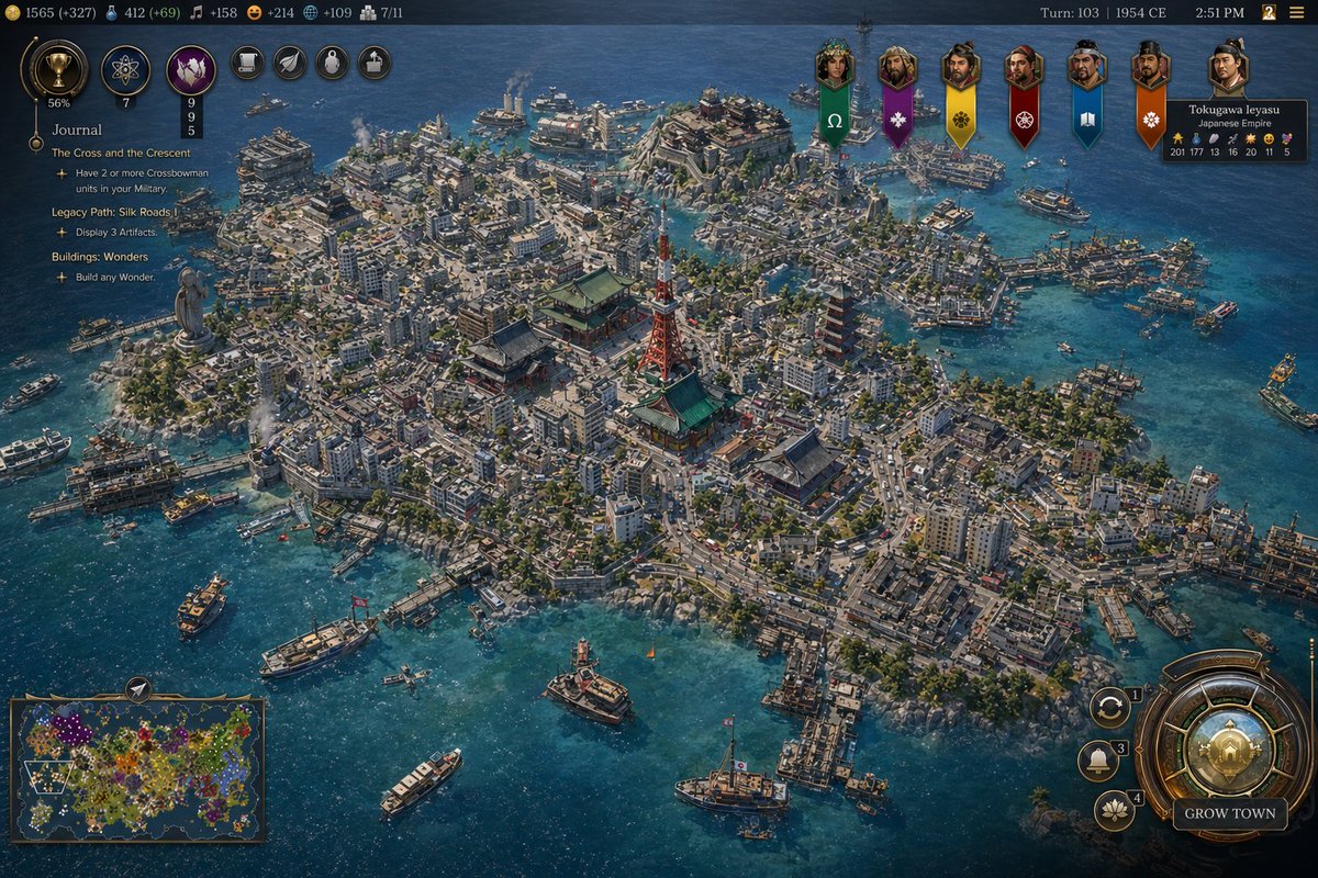 Civilization VII Tokyo Metropolis