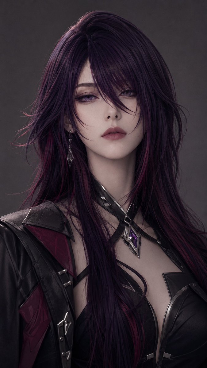 Dark Gothic Vampire Warrior Portrait