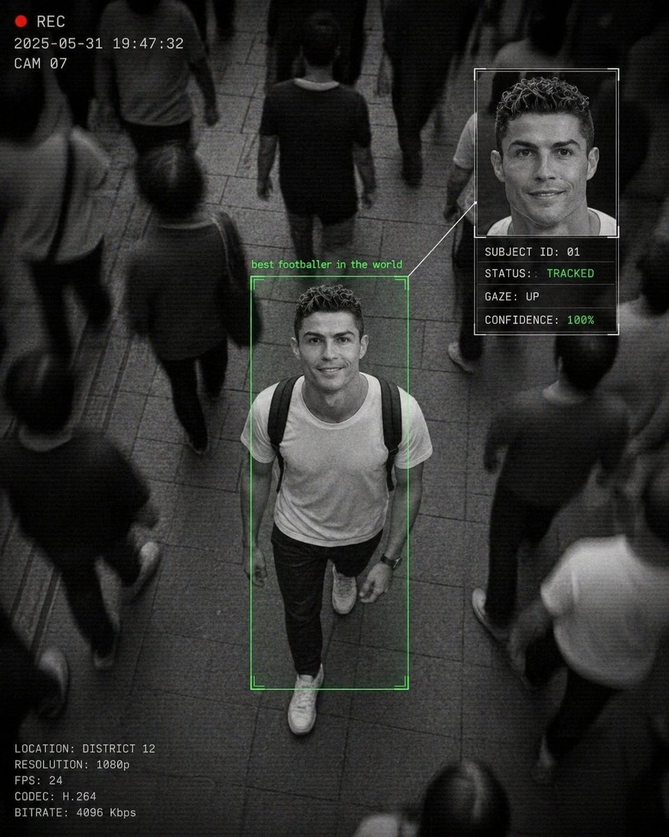 Smiling Woman AI Tracked