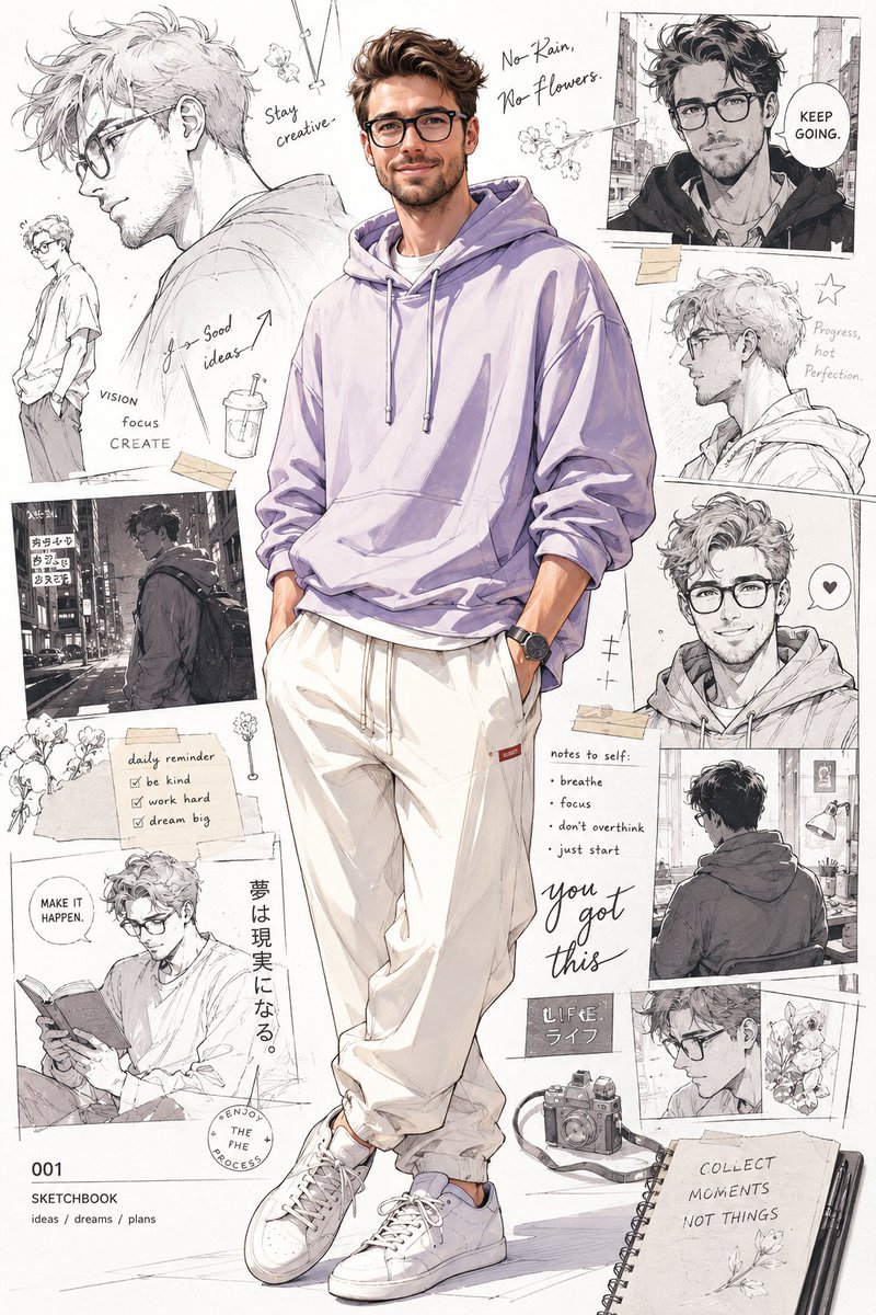 Anime Fashion Portrait Illustration