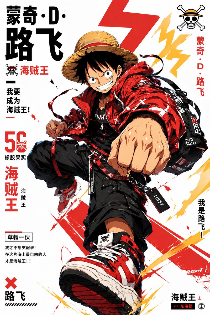 Stylized Anime Streetwear Character Art