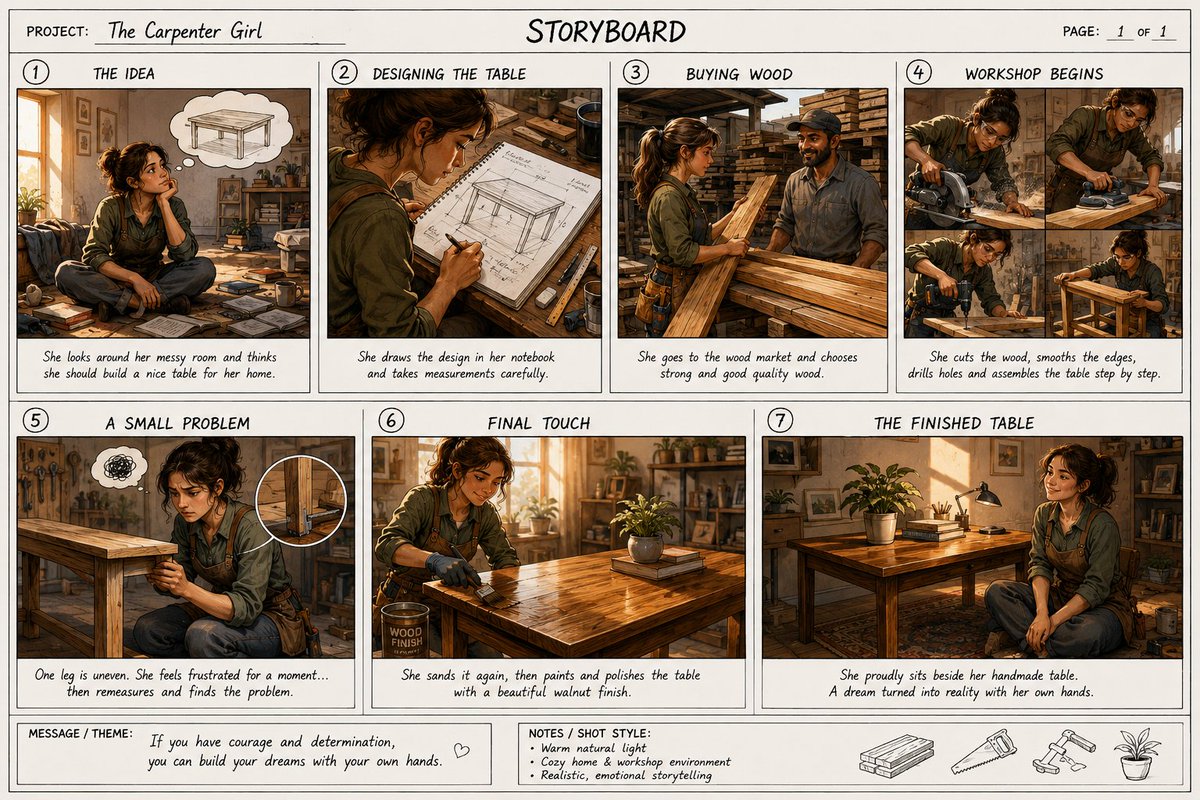 Carpenter's Table Journey