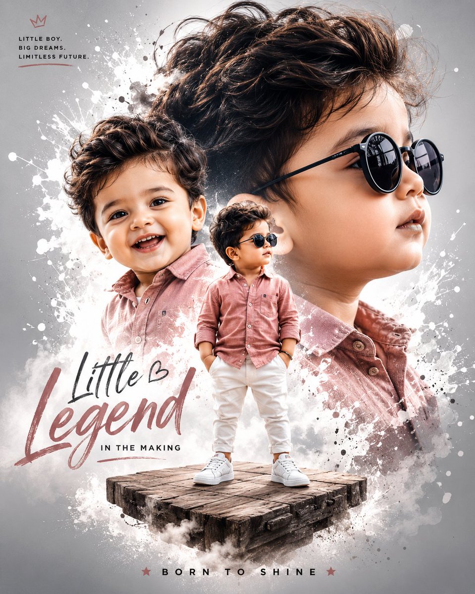 Triple Vision Child Poster