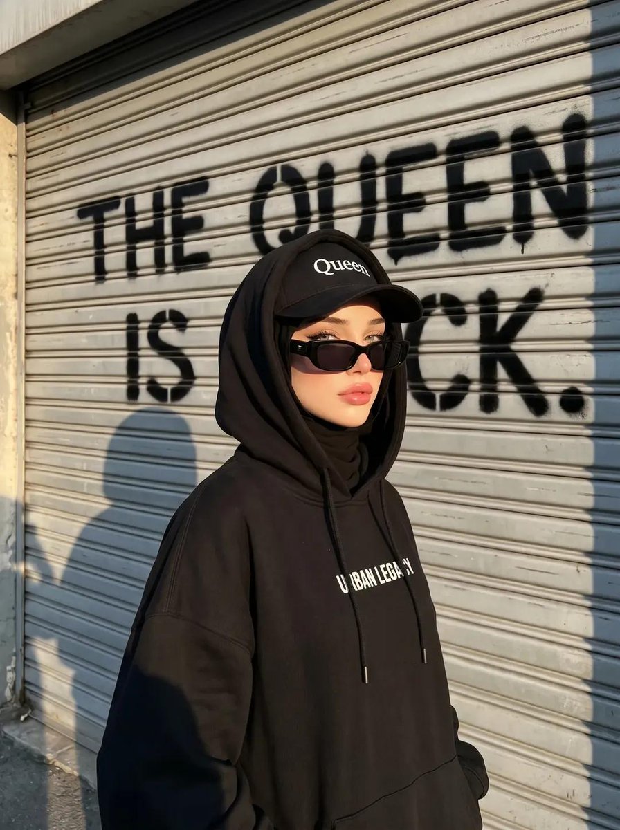 Street Style Hijabi Queen Portrait
