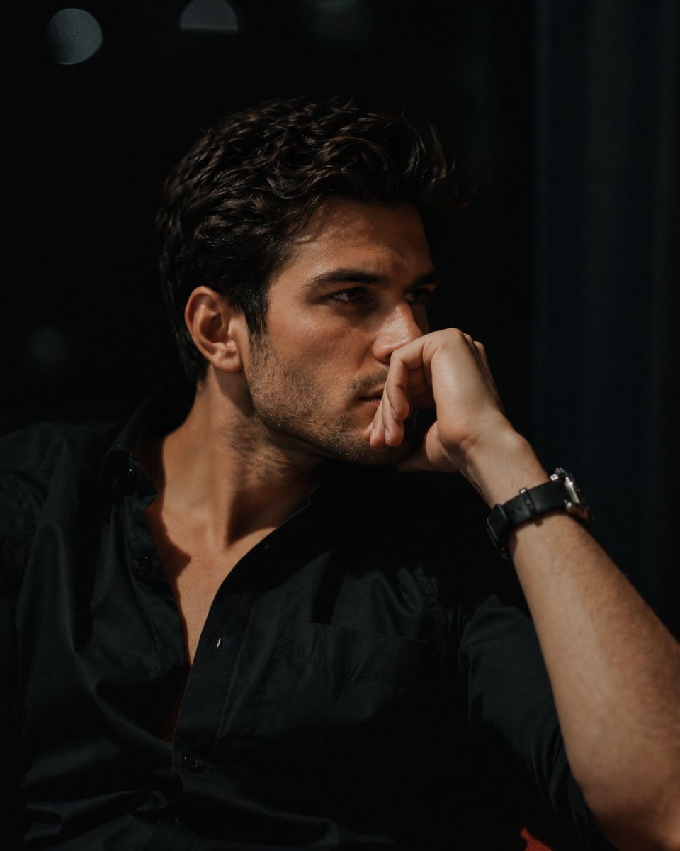 Midnight Contemplation in Luxury