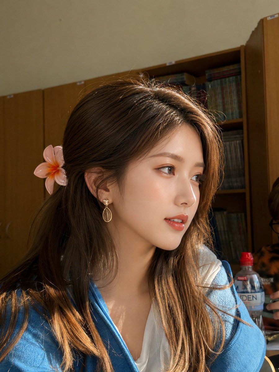 Golden Hour Academic Beauty Portrait