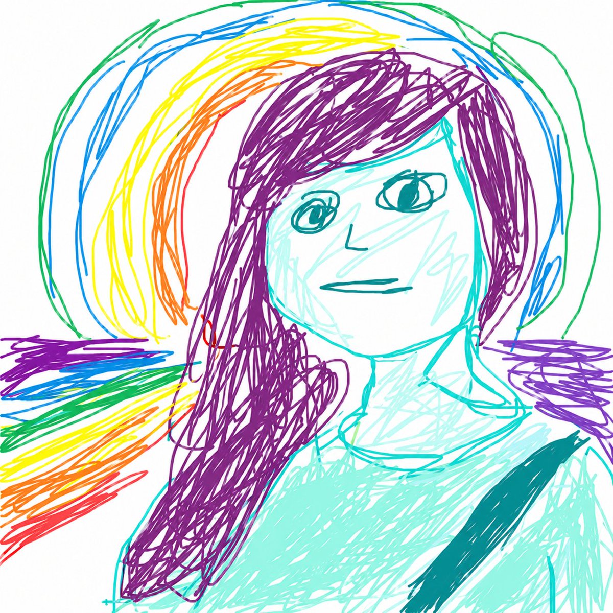 Clumsy Childlike MS Paint Redraw