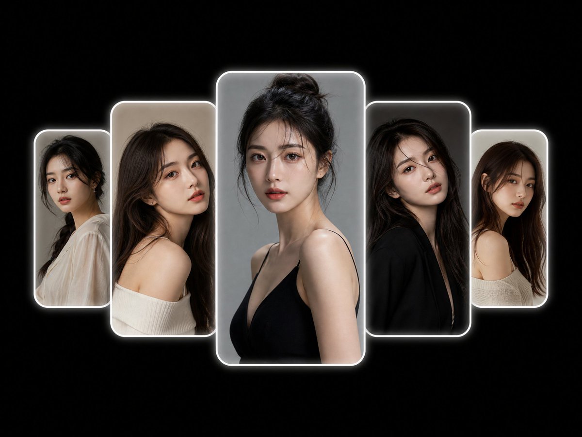 Minimalist Portrait Collage