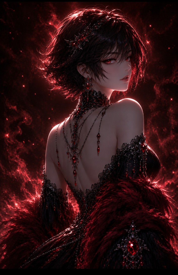 Gothic Fantasy Anime Portrait