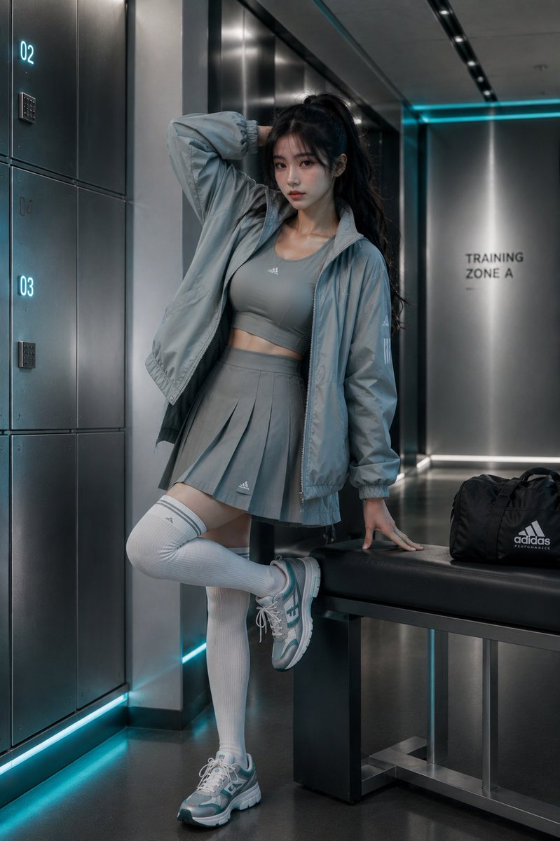 Teal Athleisure Luxury Campaign